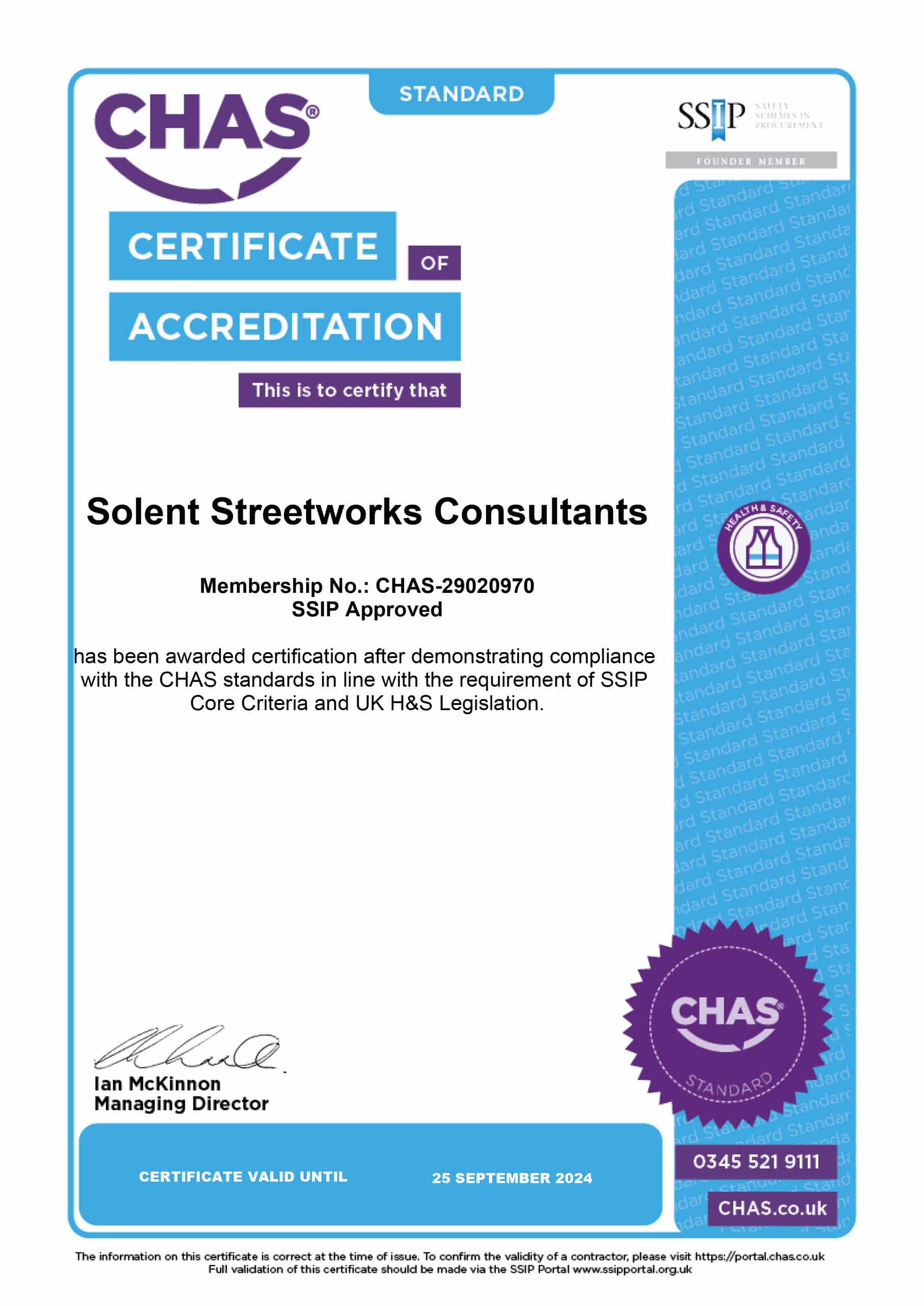 Certificate Standard