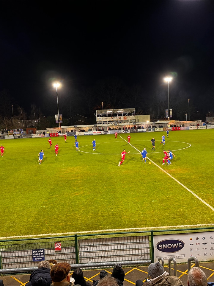 We Were Hospitality Guests in the PWI Suite at AFC Totton Football Club